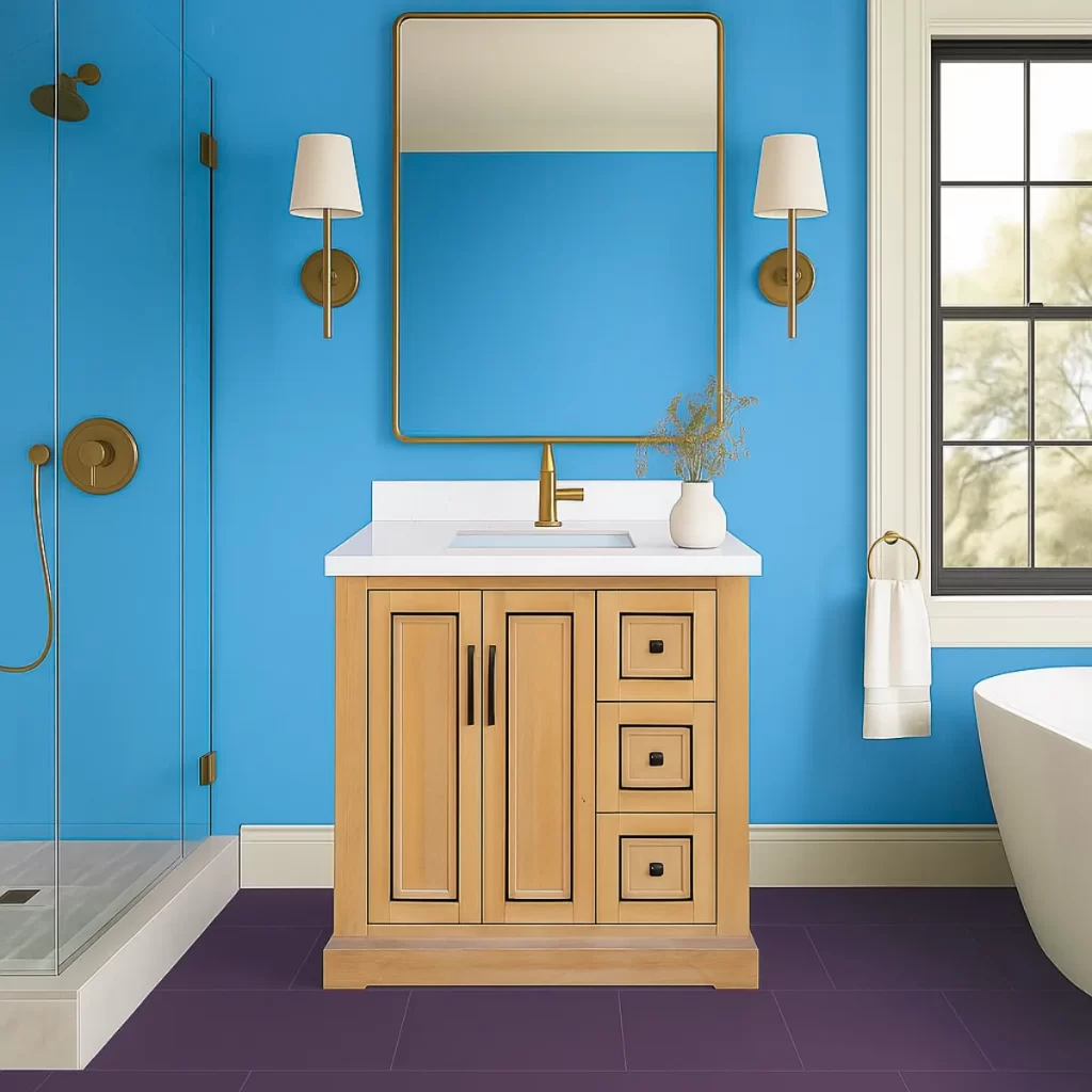 how to choose your bathroom vanity color