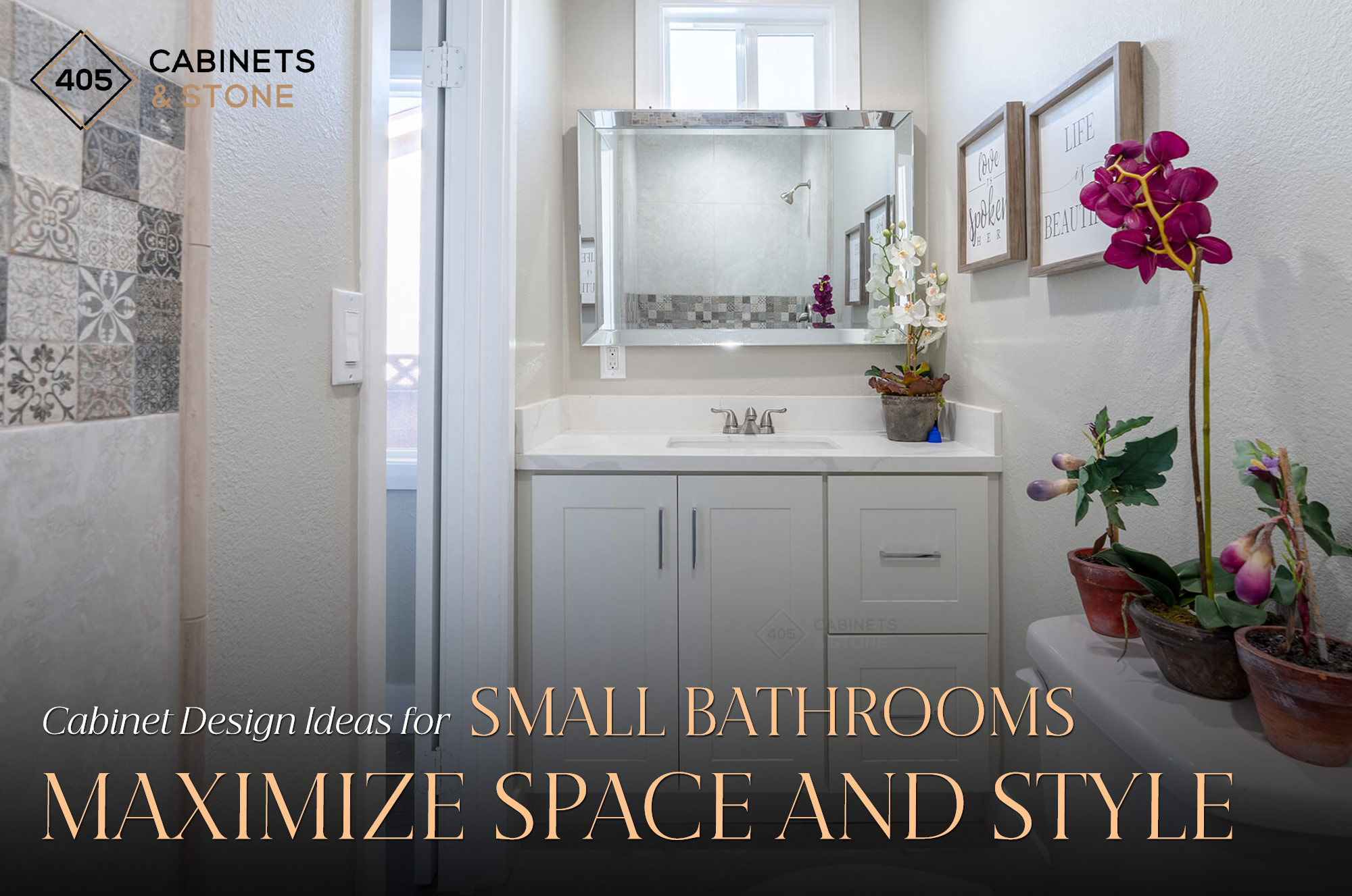 Cabinet Design Ideas for Small Bathrooms - 405 Cabinets & Stone
