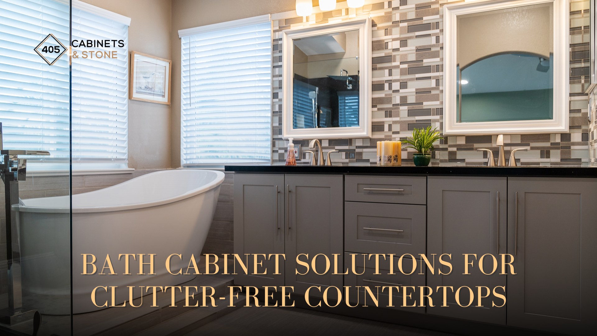 Bath Cabinet Solutions for Clutter-Free Countertops