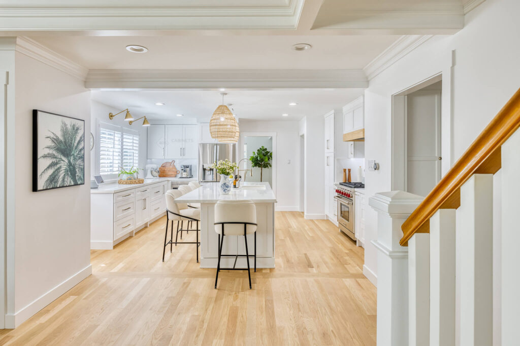 Sue's Kitchen - 405 Cabinets & Stone - 03 - white shaker kitchen cabinets - model: Asheville Cotton