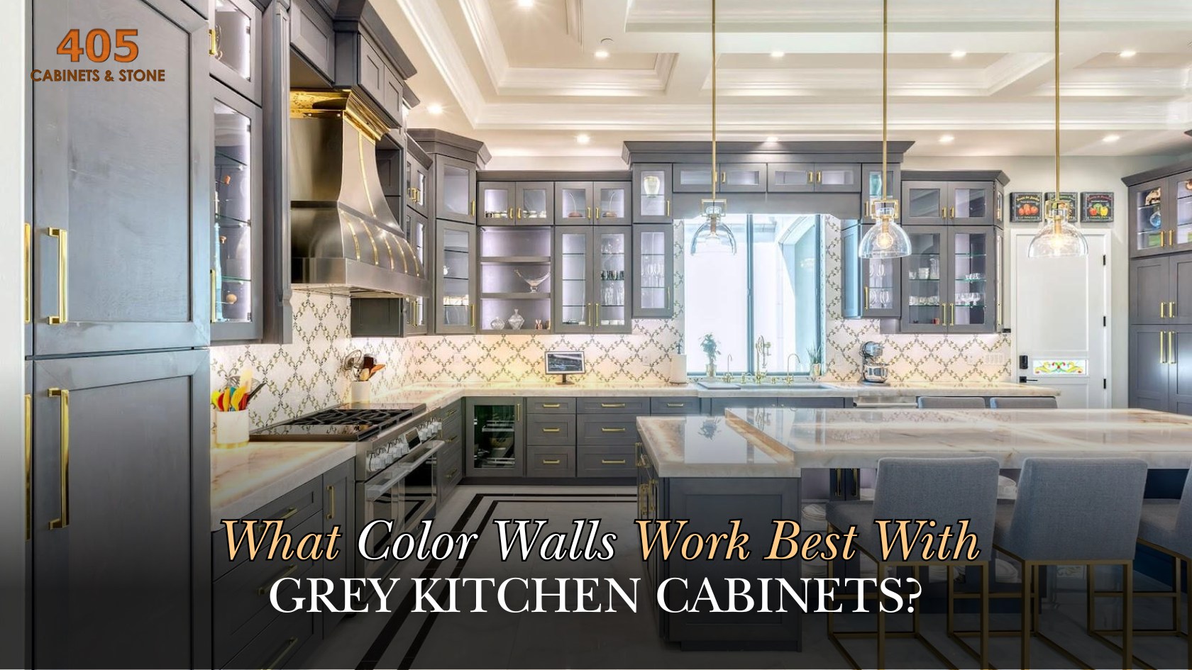 What Color Walls Work Best With Grey Kitchen Cabinets