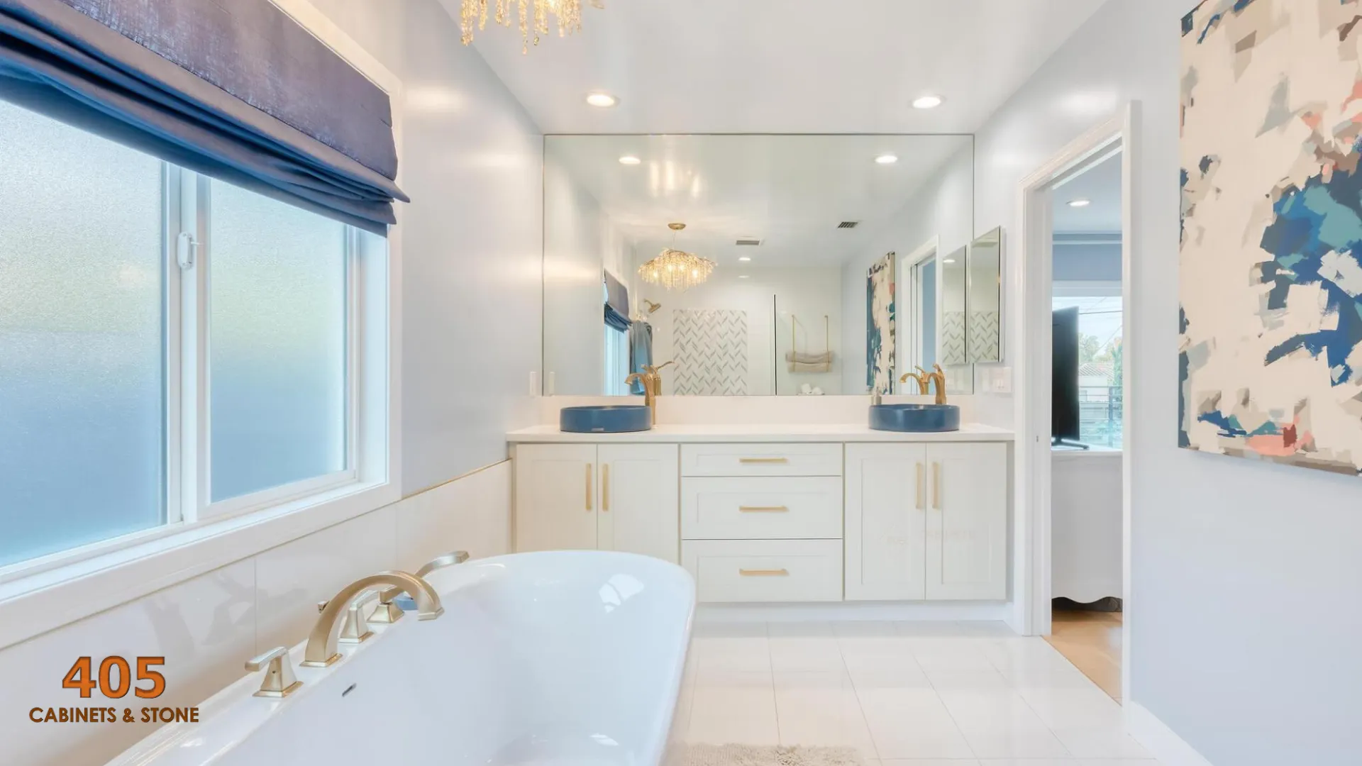 are white bathroom vanities in style