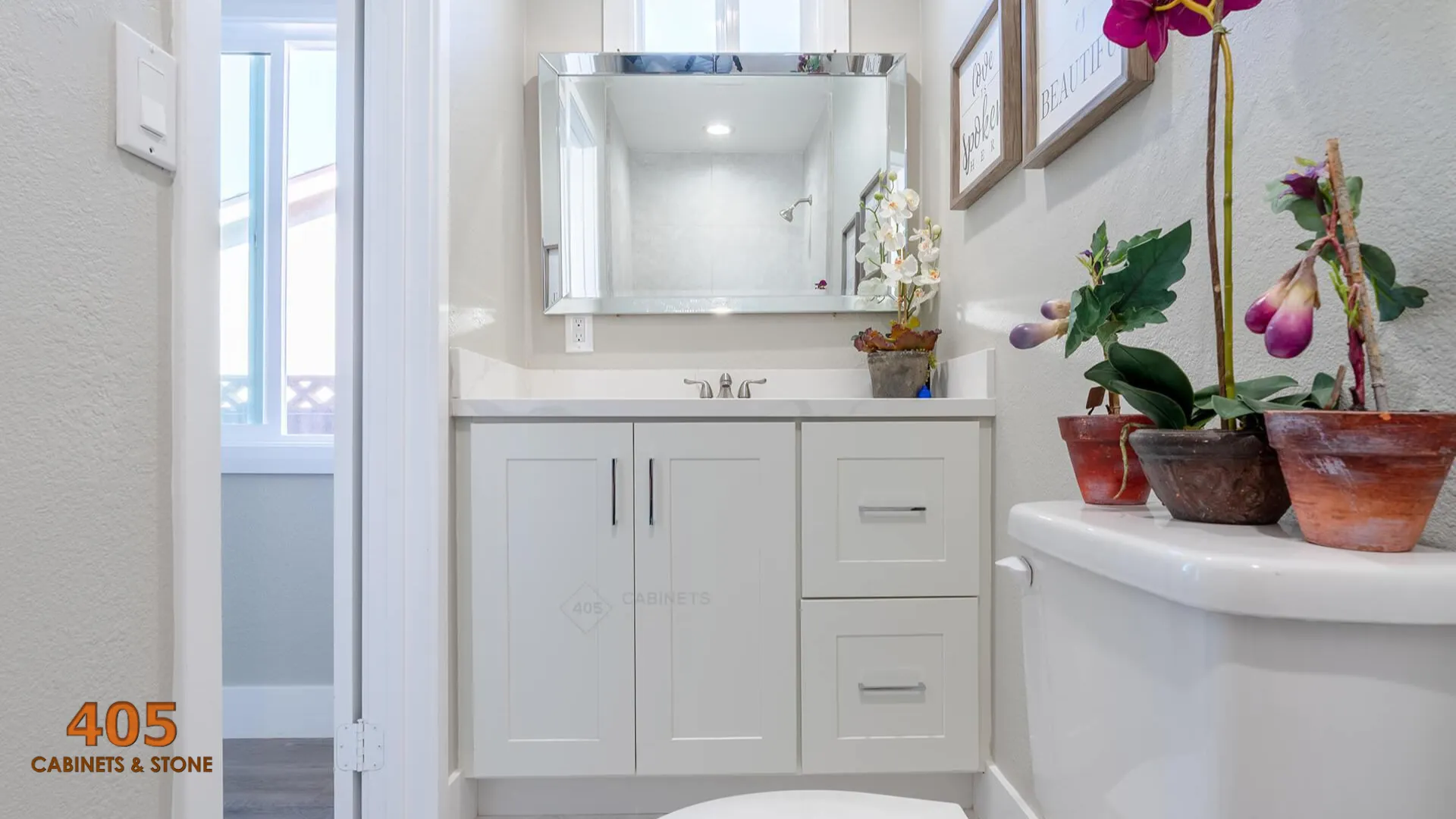 are white bathroom vanities in style