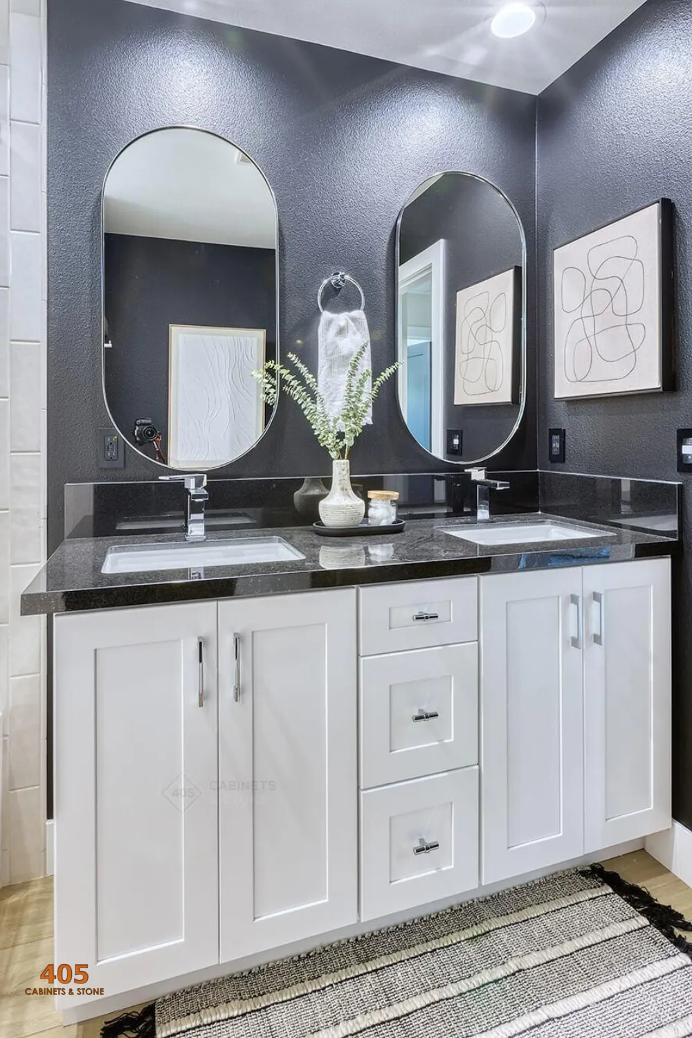 are white bathroom vanities in style