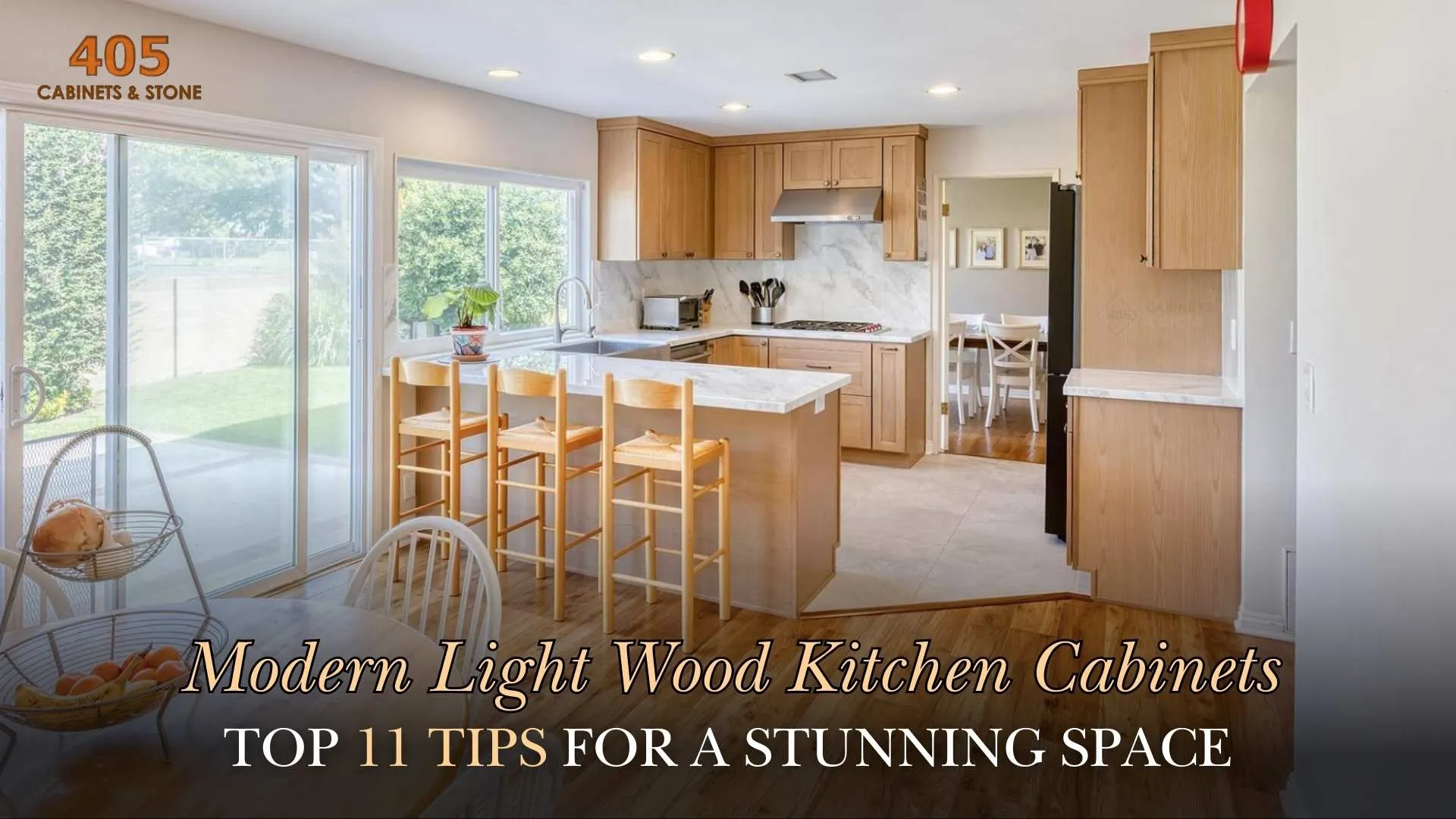 modern light wood kitchen cabinets