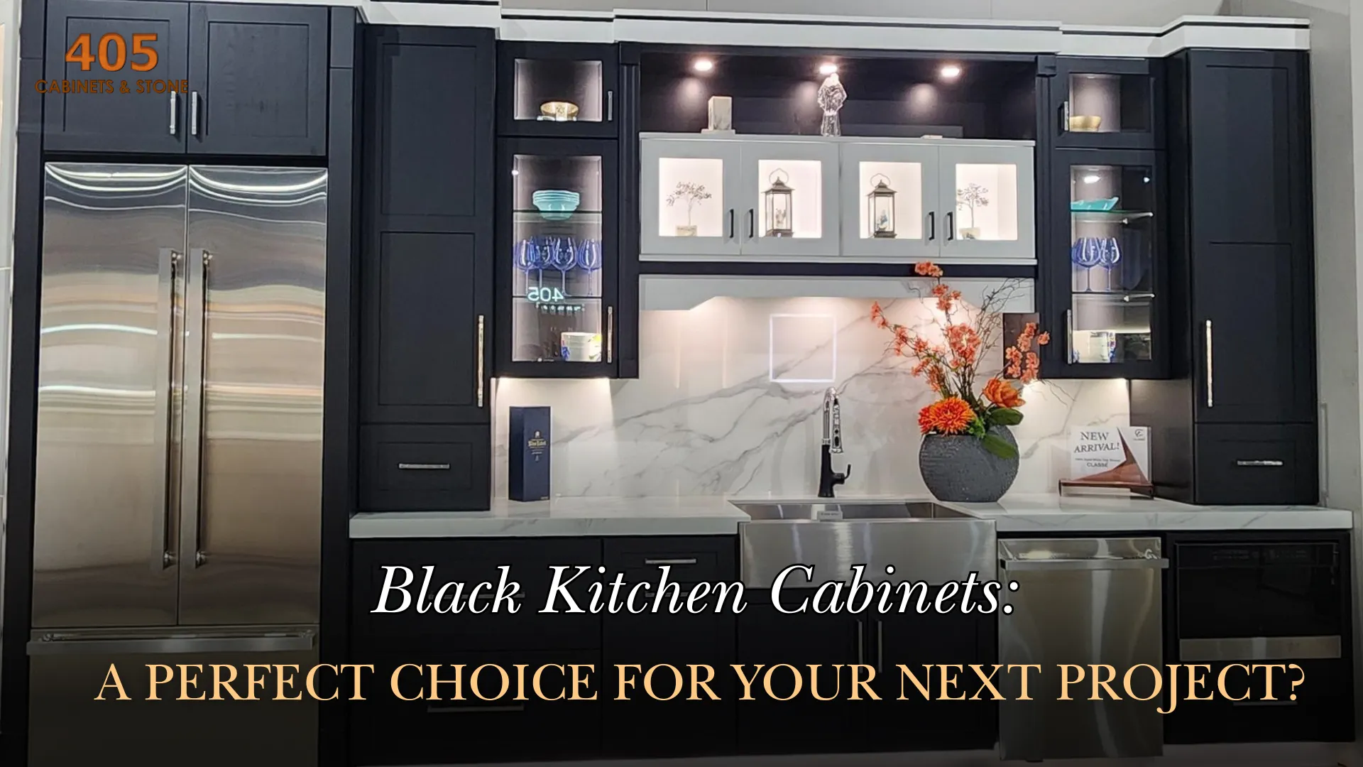 Read more about the article Black Kitchen Cabinets: A Perfect Choice for Your Next Project?