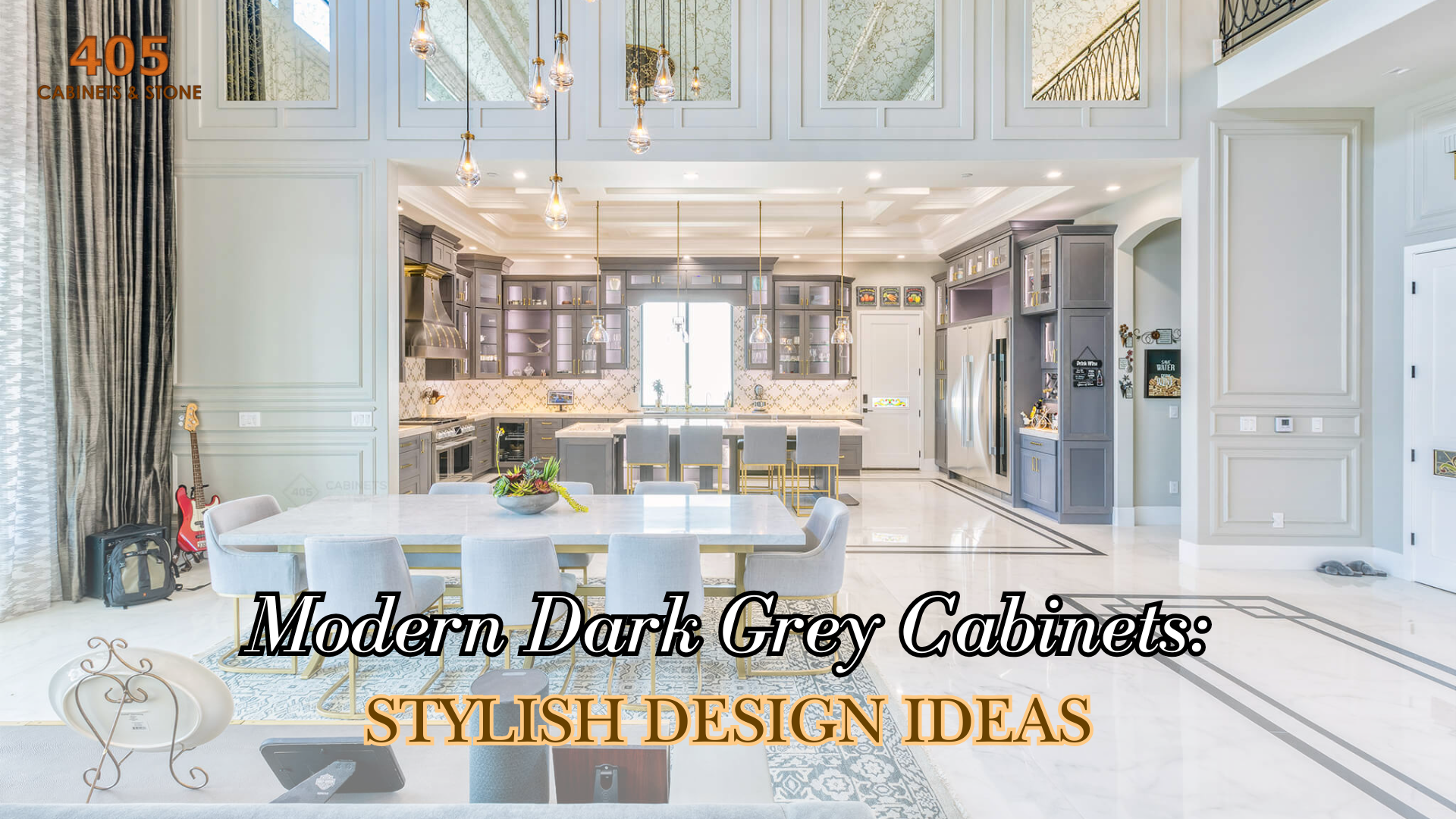 Read more about the article Modern Dark Grey Kitchen Cabinets: 30 Stylish Remodeling Ideas