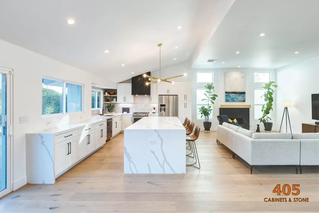 Quartz Kitchen Countertops is Great For an Island