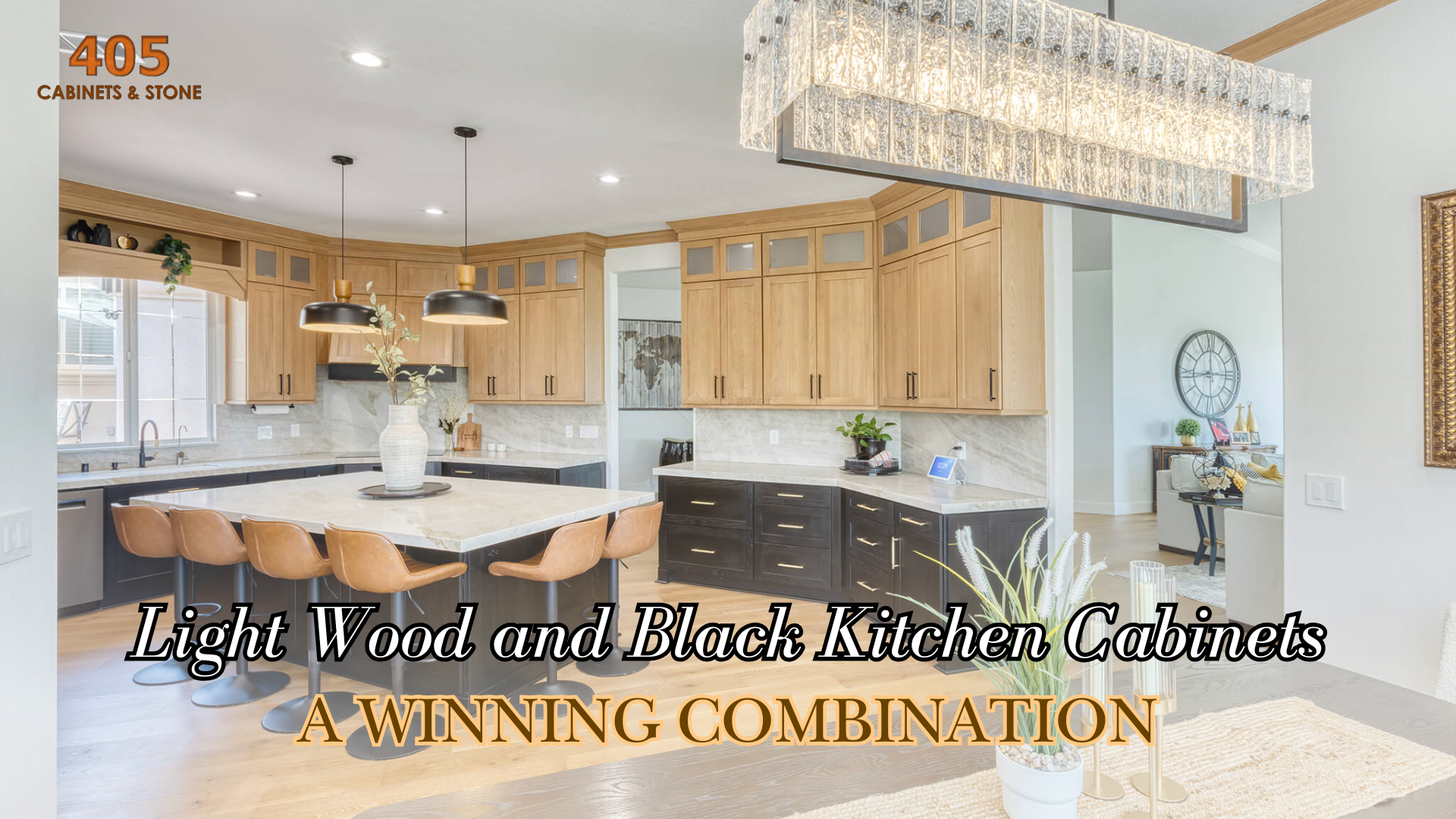 Read more about the article How Light Wood and Black Kitchen Cabinets Can Beautify and Increase the Value of Your Home
