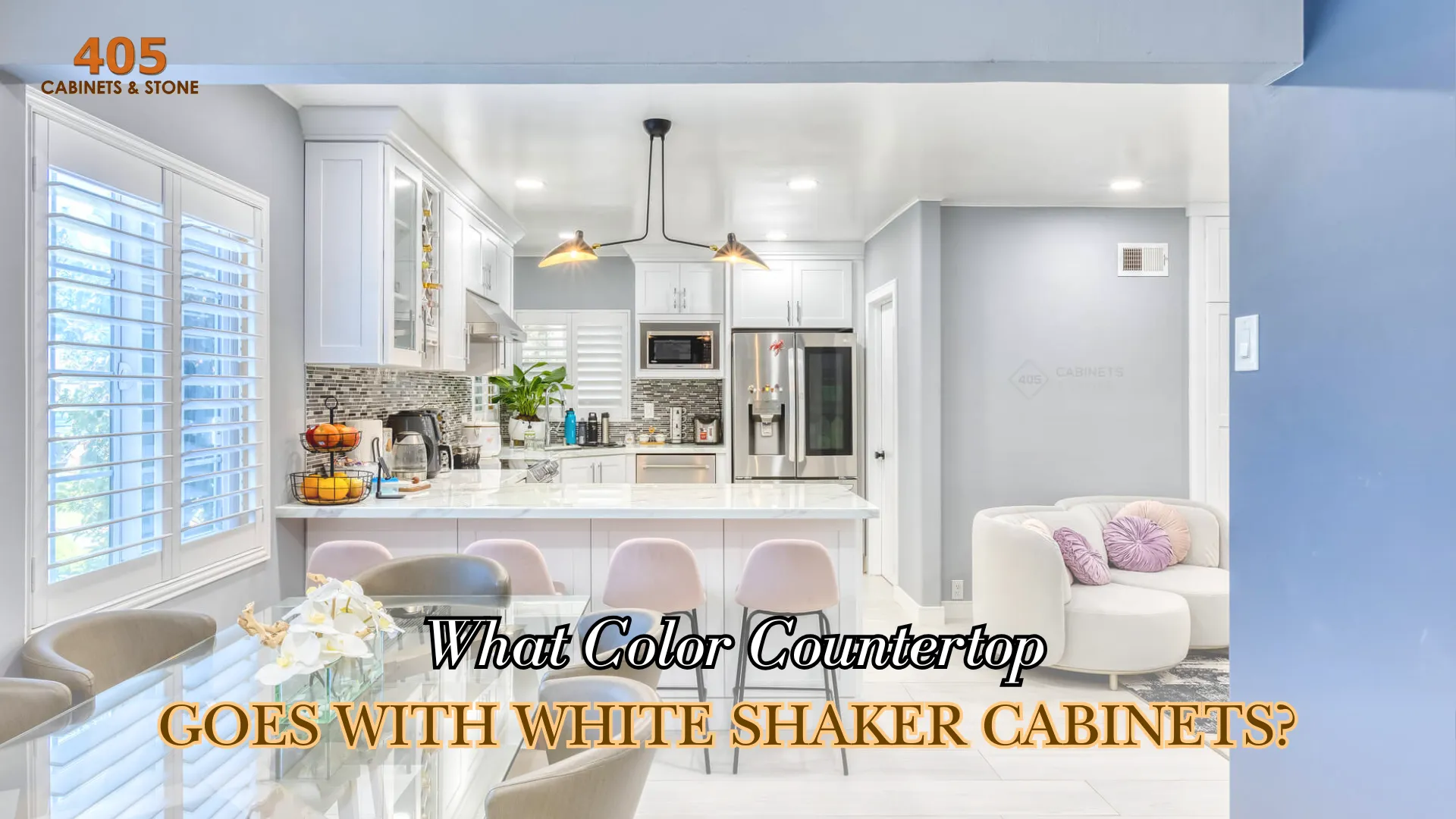 Read more about the article What Color Countertop Goes with White Shaker Cabinets?