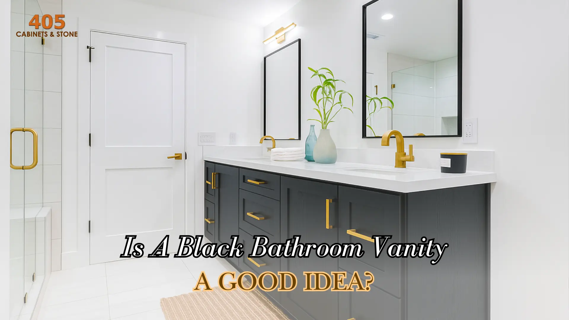 is a black bathroom vanity a good idea