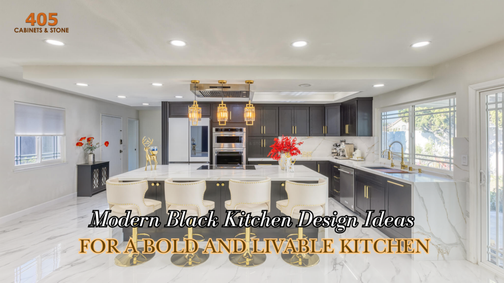 Modern Black Kitchen Design Ideas For A Bold And Livable Kitchen - 405 ...