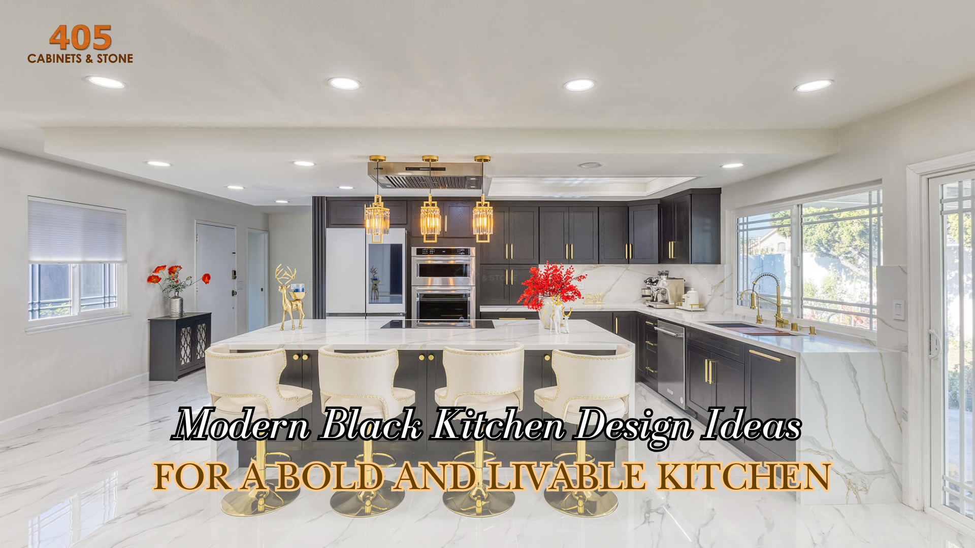 Read more about the article Modern Black Kitchen Design Ideas For A Bold And Livable Kitchen