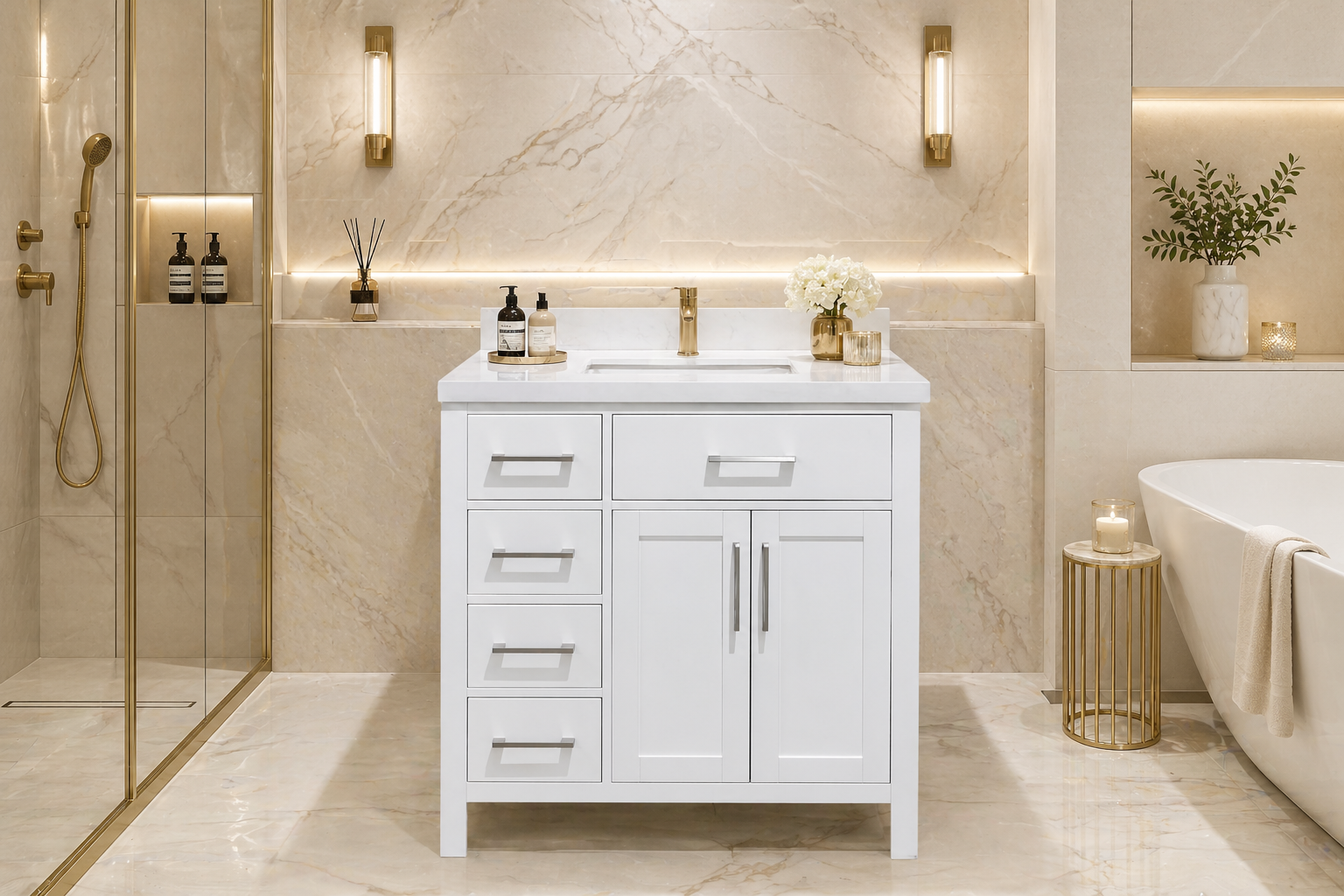 aspen 36 white with lux background