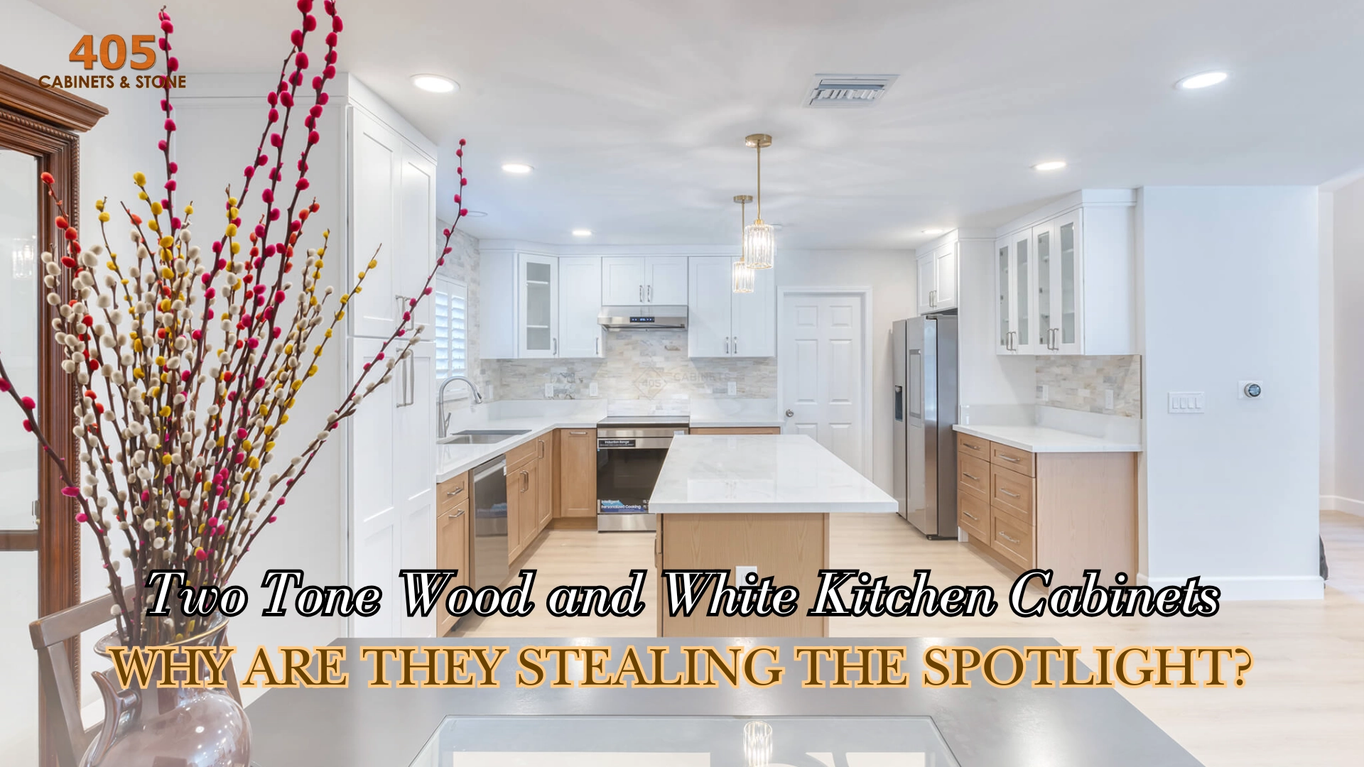 Read more about the article Why Are Two Tone Wood and White Kitchen Cabinets Stealing the Spotlight?
