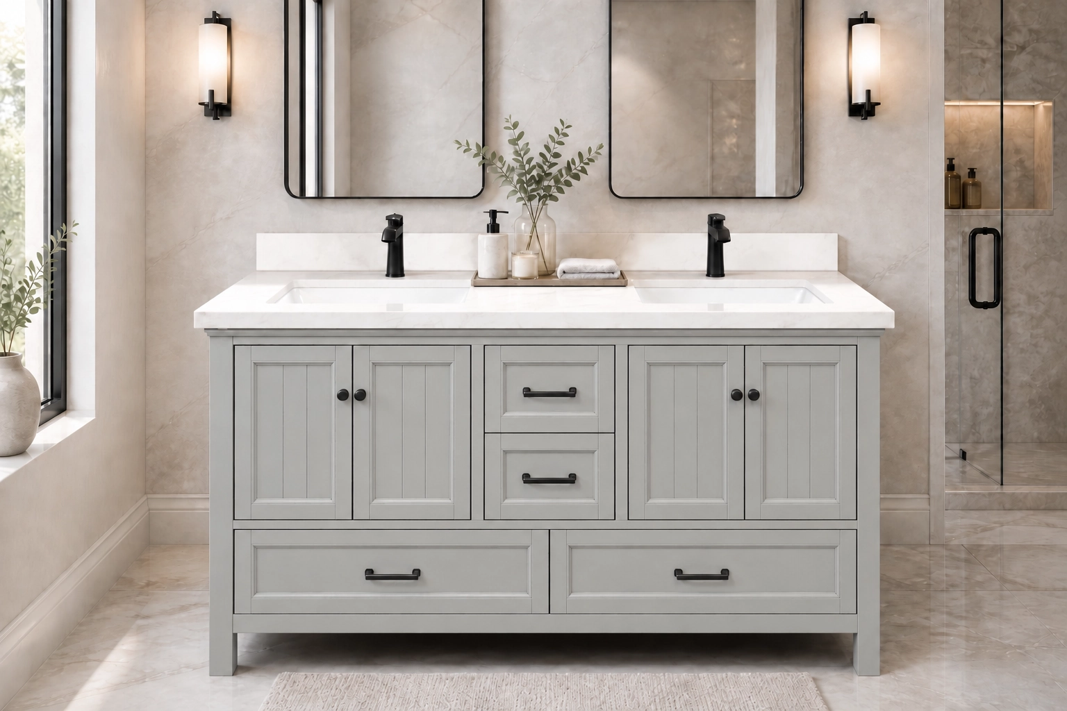 60inch vienna double sink agra