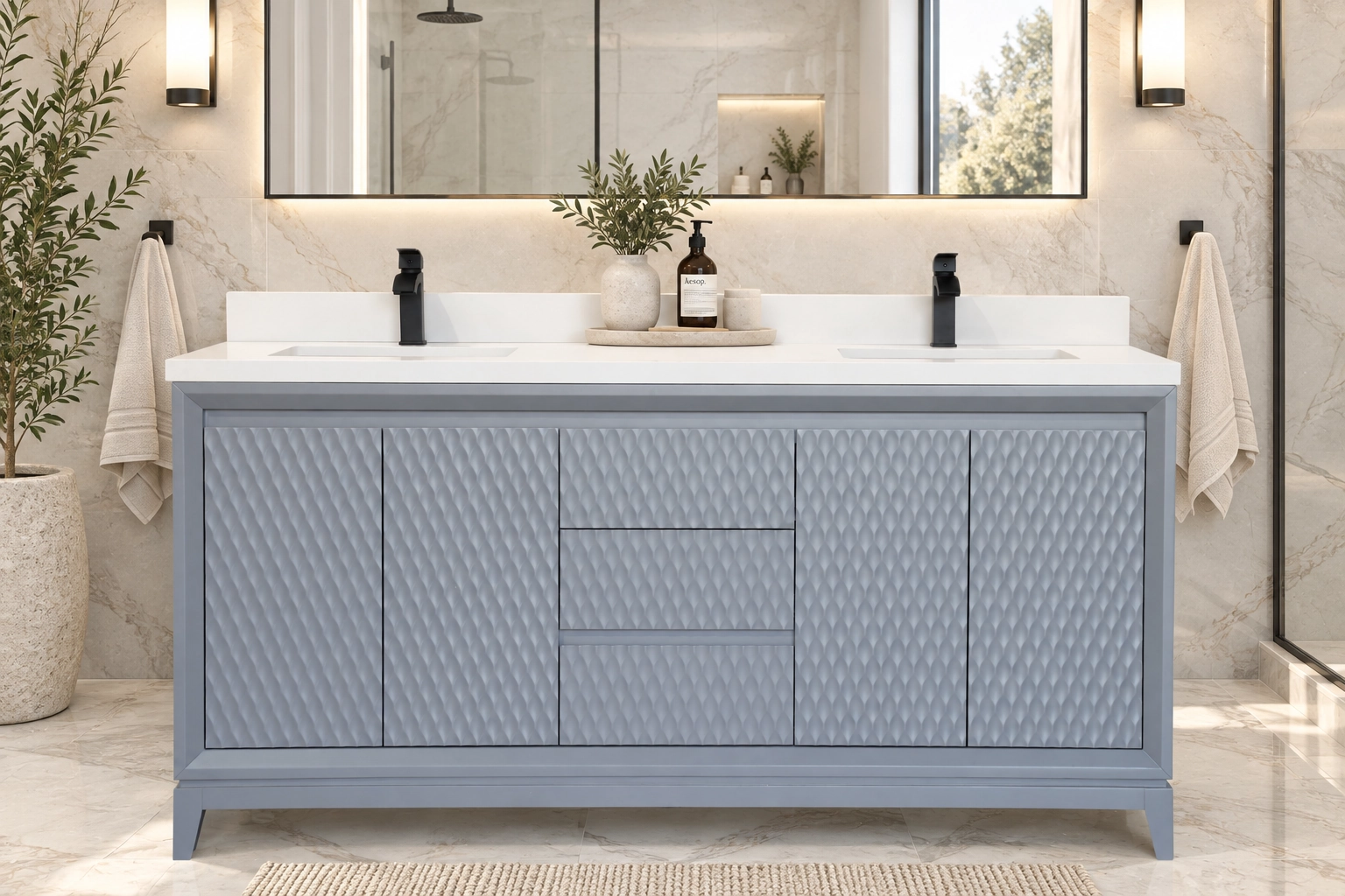 soleil 72D metal gray