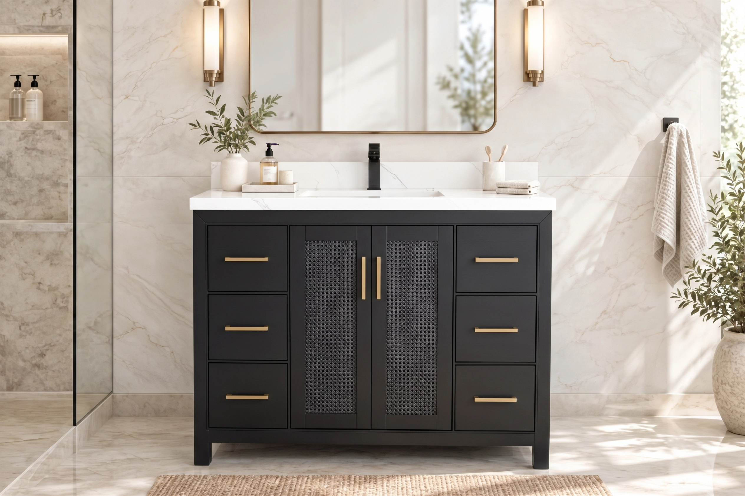 48 inch maui vanity raven oak color
